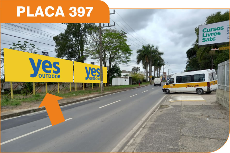 Outdoor em Criciúma - Rua Pascoal Meller