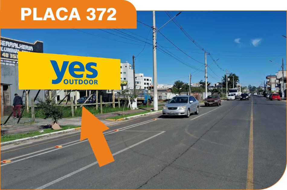 Outdoor em Sombrio - Avenida Antonio Santa Helena