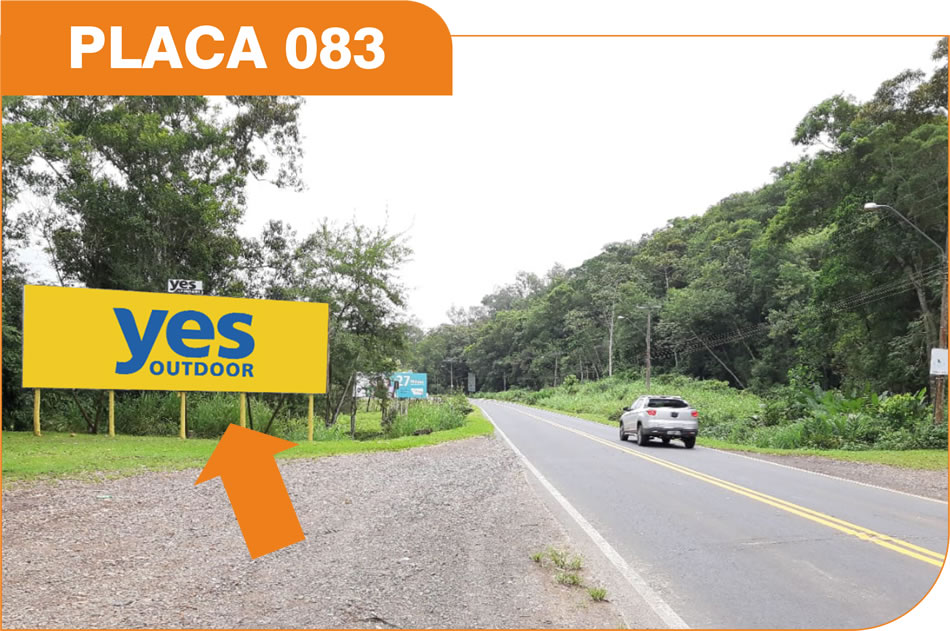 Outdoor em Nova Veneza - Rodovia SC 446