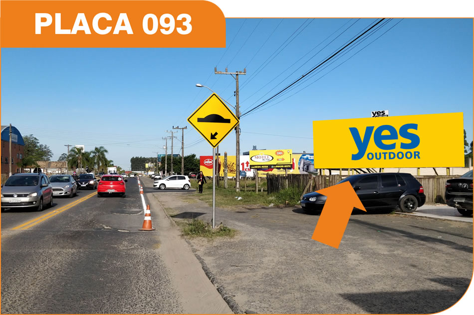 Outdoor em Araranguá - Rod. Governador Jorge Lacerda (SC 447)