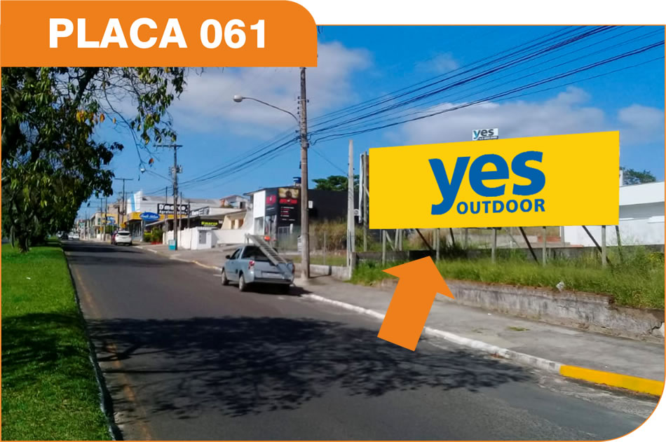 Outdoor em Araranguá - Avenida Getúlio Vargas