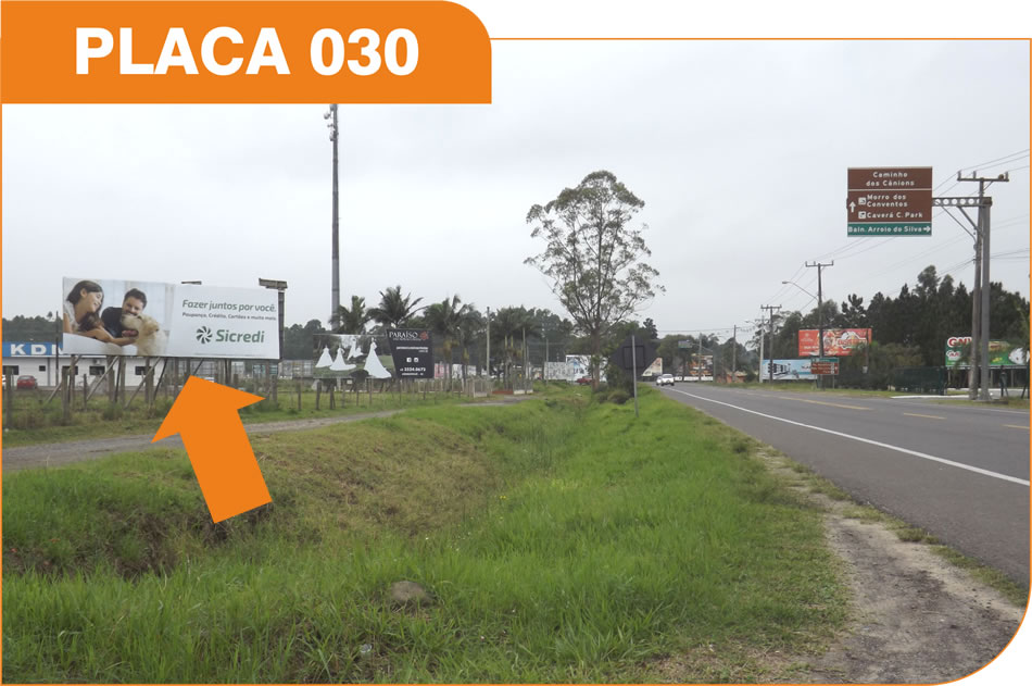 Outdoor em Araranguá - Rod. Governador Jorge Lacerda (SC 447)