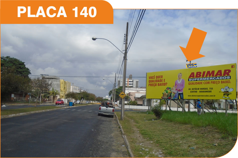 Outdoor em Araranguá - Avenida 7 de Setembro