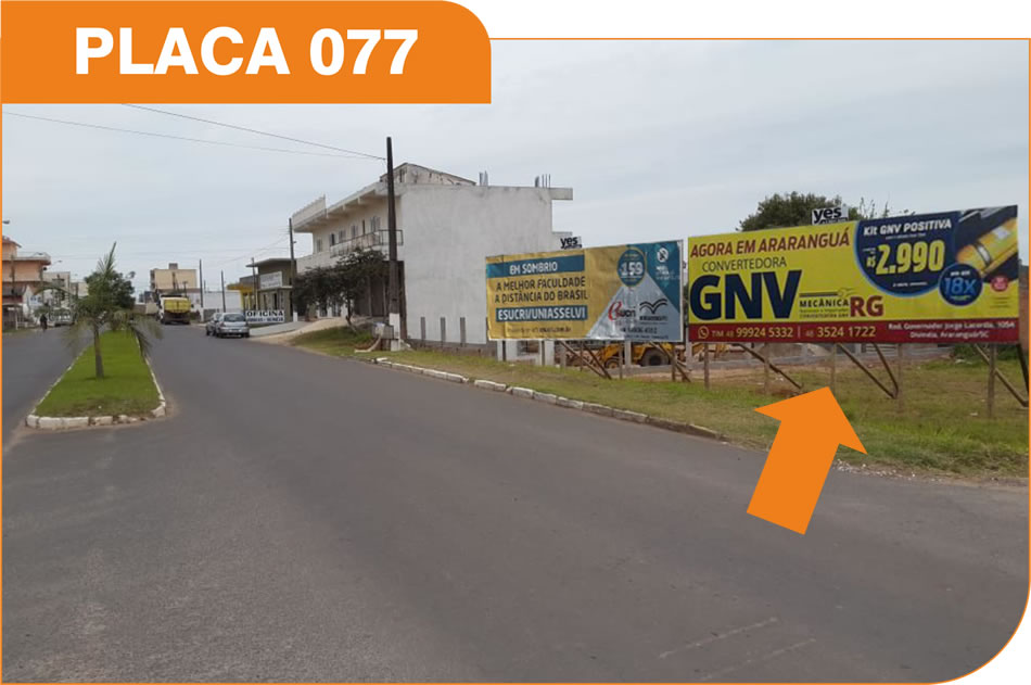 Outdoor em Sombrio - Avenida Getúlio Vargas