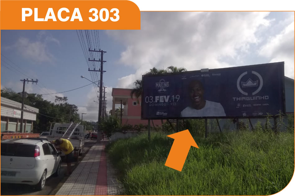 Outdoor em Turvo - Rua Roberto Leal (Rodovia SC 108)