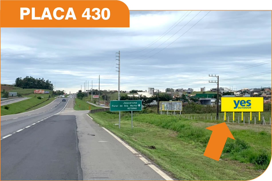 Outdoor em Jaguaruna - Rodovia BR 101