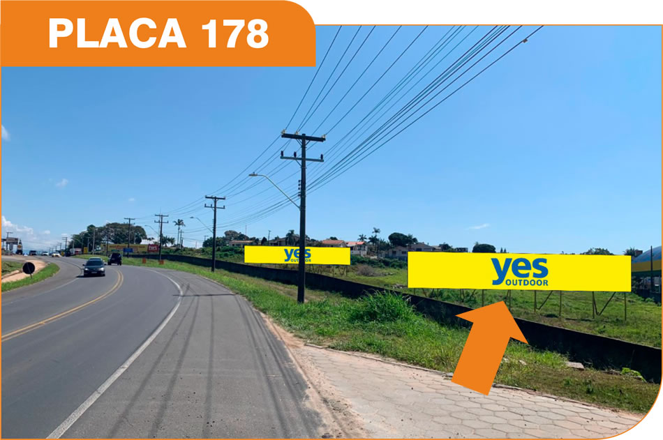 Outdoor em Içara - Rodovia SC 445