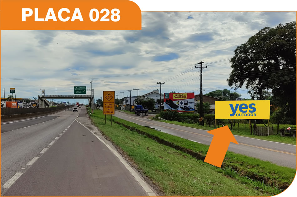 Outdoor em Araranguá - Rodovia BR 101