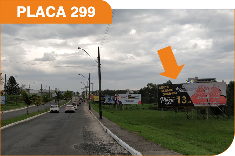 Outdoor em Araranguá - Avenida XV de Novembro