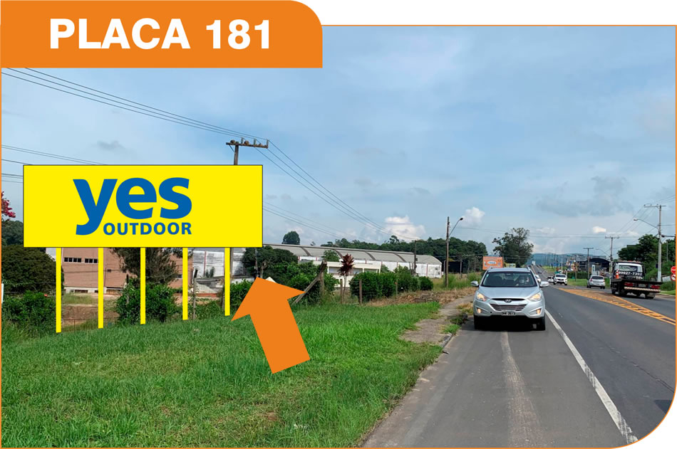 Outdoor em Içara - Rodovia SC 445