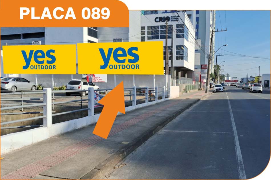 Outdoor em Criciúma - Rua Araranguá