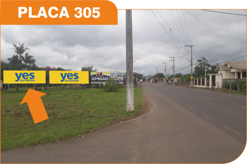 Outdoor em Jacinto Machado - Rodovia SC 108