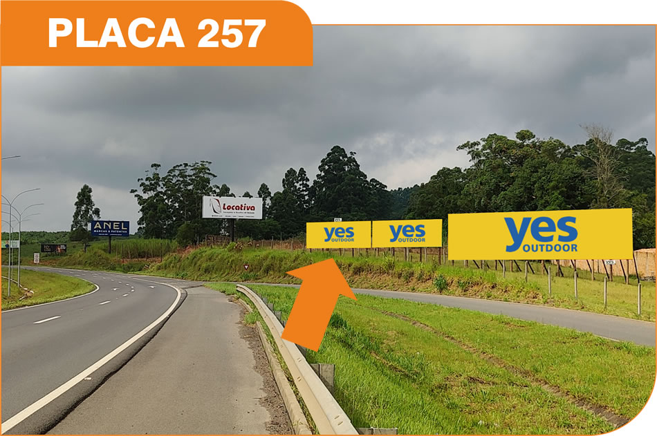 Outdoor em Criciúma - Rodovia Via Rápida (SC 446)